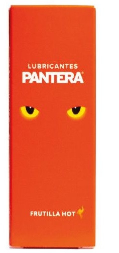 Pantera Frutilla Hot Lubricante - Frasco de 50ml
